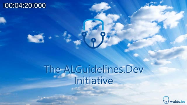 Title slide: The ALGuidelines.Dev Initiative