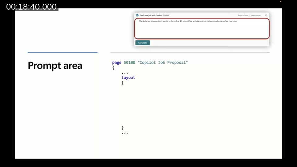 The Prompt area highlighted in the PromptDialog UI