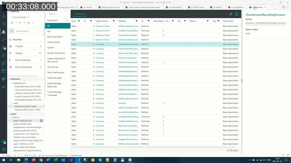 AL Studio translations overview showing captions and tooltips across multiple languages